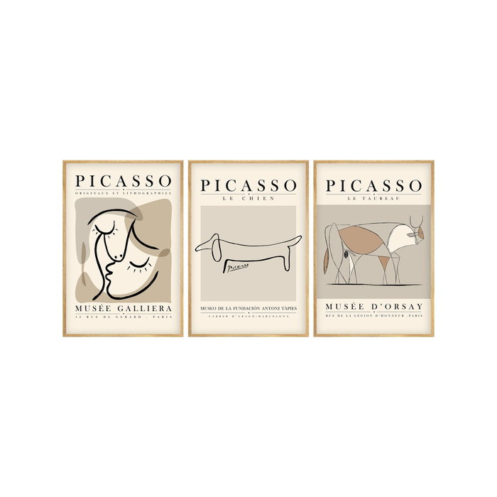 Wallity Huhu253 - Set de 3 Cuadros Decorativos 50 x 70 cm Wallity Huhu253 - Set de 3 Cuadros Decorativos 50 x 70 cm